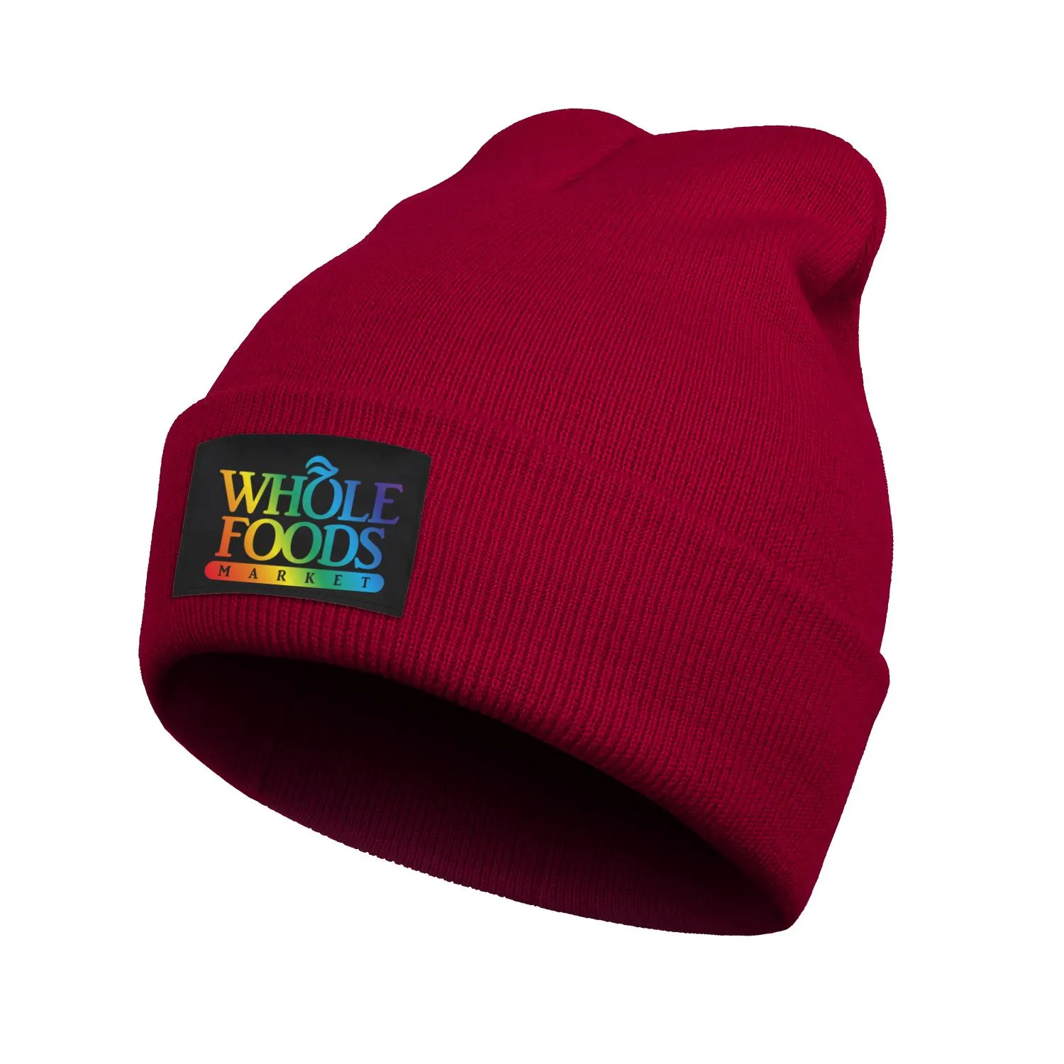 Fashion Whole Food Market Flash Gold Winter Ski Watch Beanie Hat Vintage Hats Organiczne jedzenie Zdrowe Pink1769533