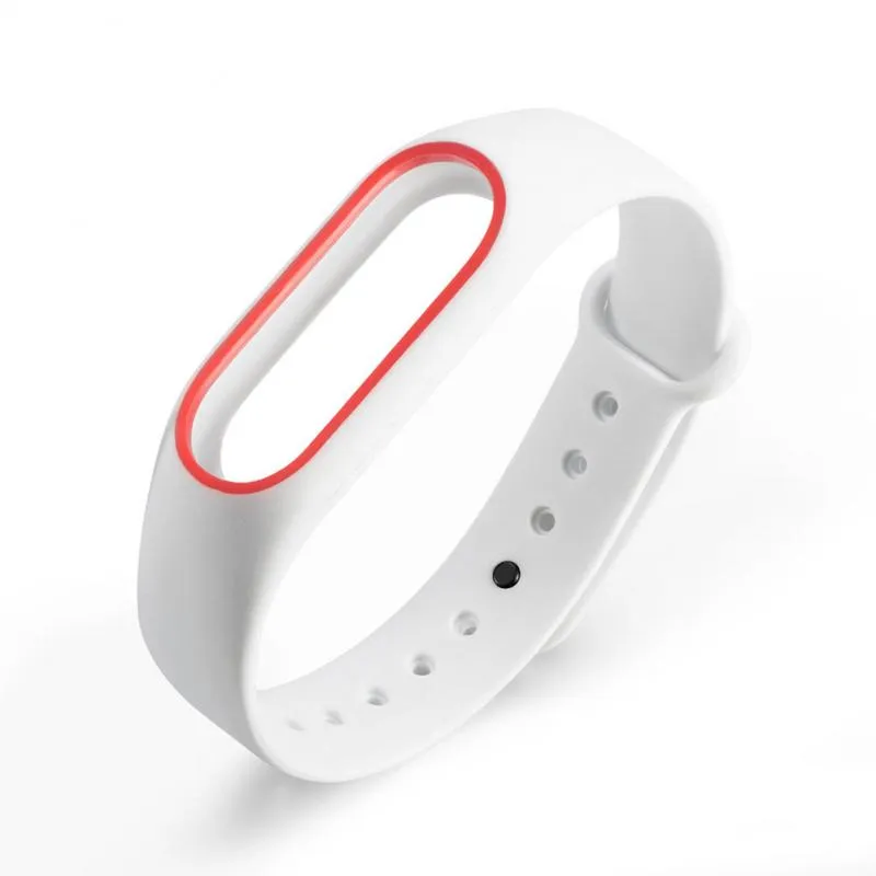 新しく23色のXiaomi Mi Band 2オリジナルストラップMiバンド2ブレスレットアクセサリーリストバンド交換シリコーンスマートストラップ