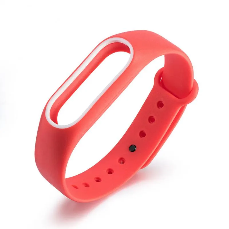 Nieuw 23 kleuren riem voor xiaomi mi band 2 originele riem voor mi band 2 armband accessoires polsband vervanging siliconen slimme bandjes