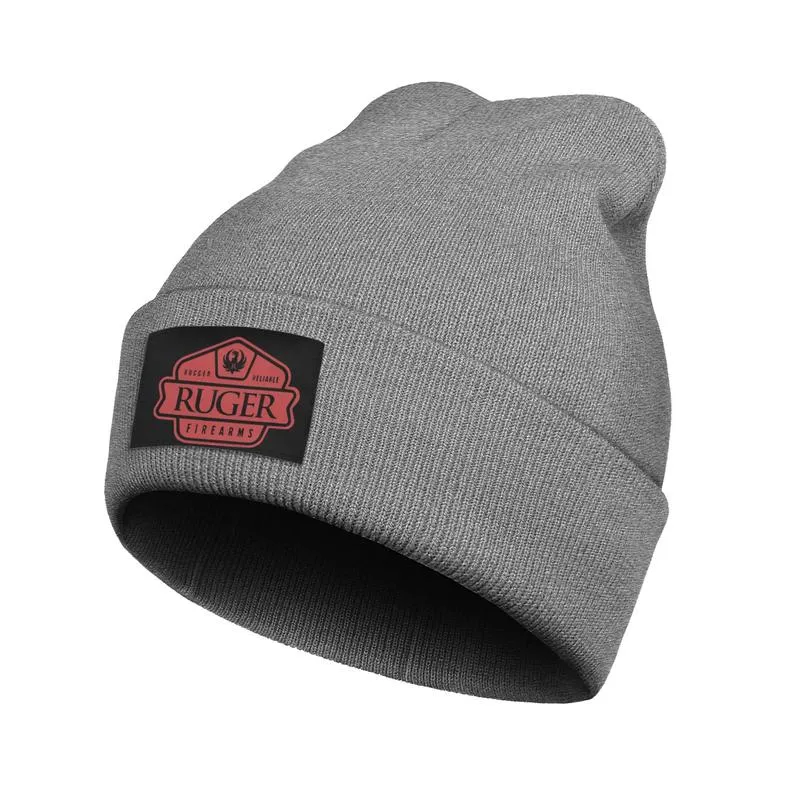 Moda ruger armas de fogo logotipo vermelho inverno esqui gorro chapéus borda brocas azul preto Southport arma laranja floresta redonda 1949 metal7932645