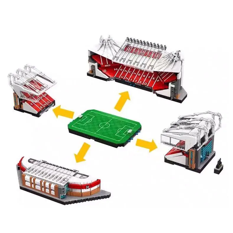 10202 Creator City Street Futebol Stadium Blocks Bricks Toys Kids Presente Compatível 10272