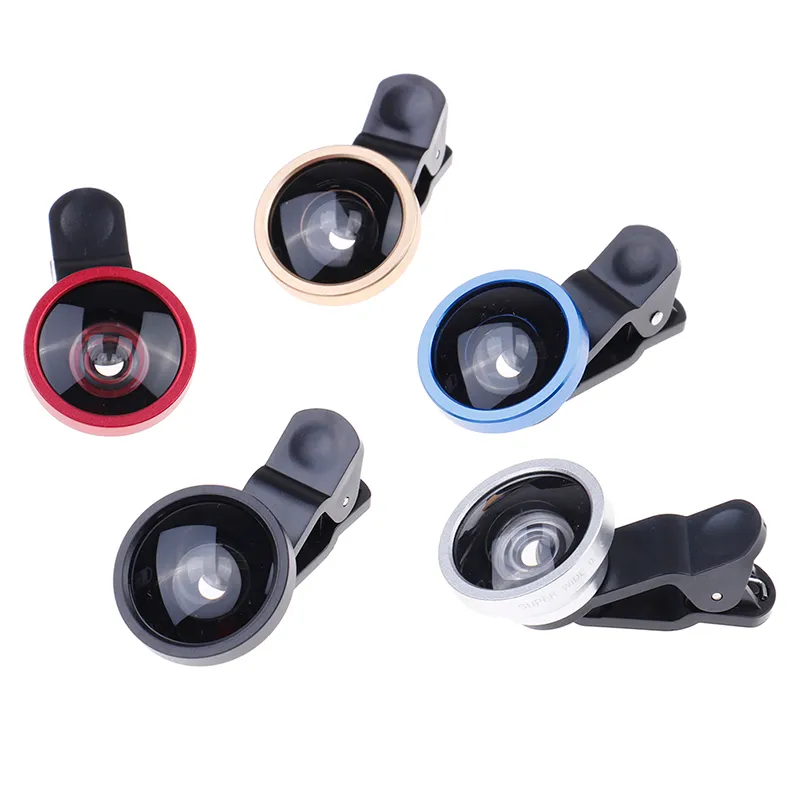 3 in1 Weitwinkel Makro Fisheye Objektiv Kamera Handy Linsen Fisch Auge Lentes Für iPhone Smartphone Mikroskop