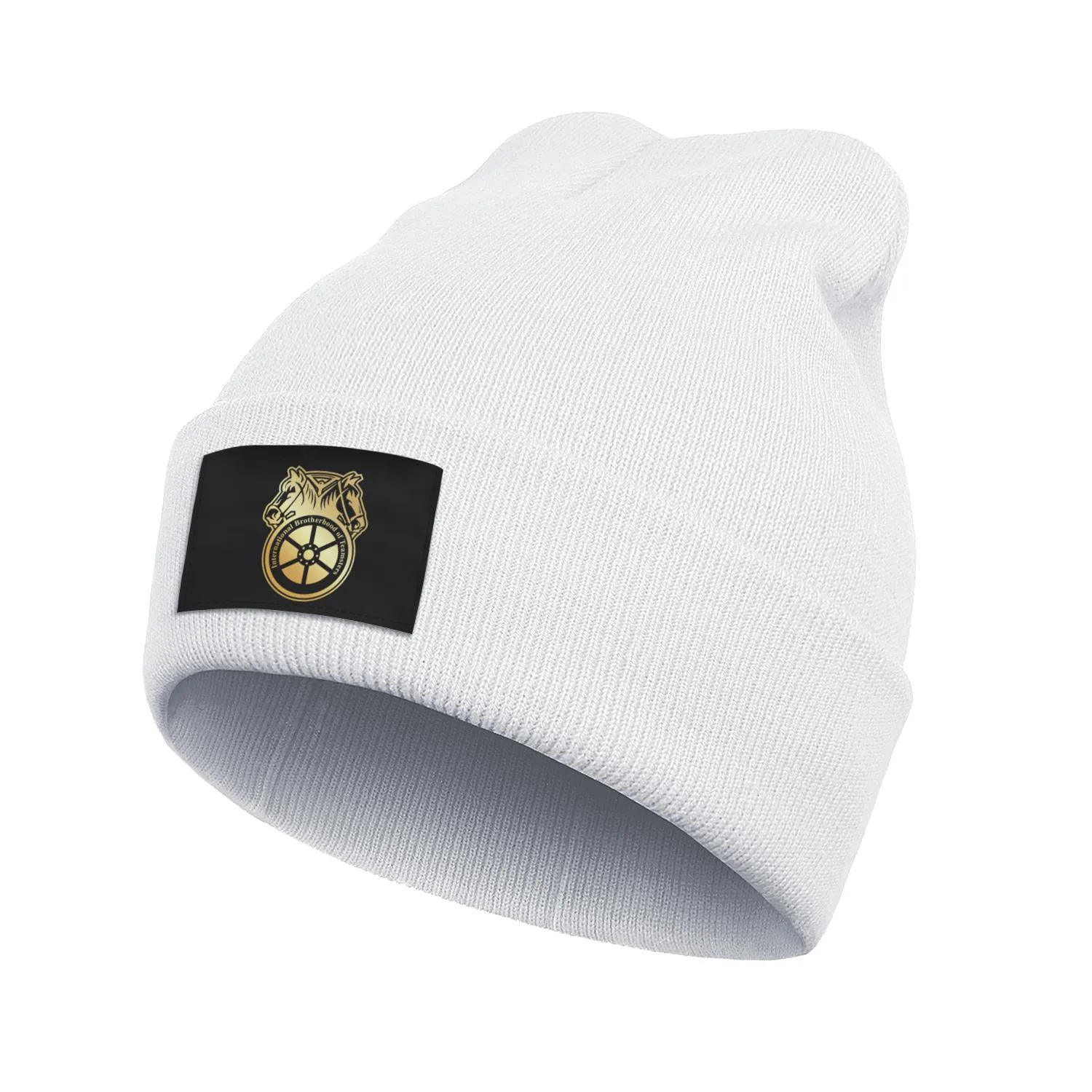 Modna Międzynarodowa Bractwo Teamsters Gold Mankiet Toboggan Watch Beanie Kapelusz unisex kapelusze czarne białe zielone kamuflaż marmble1373668