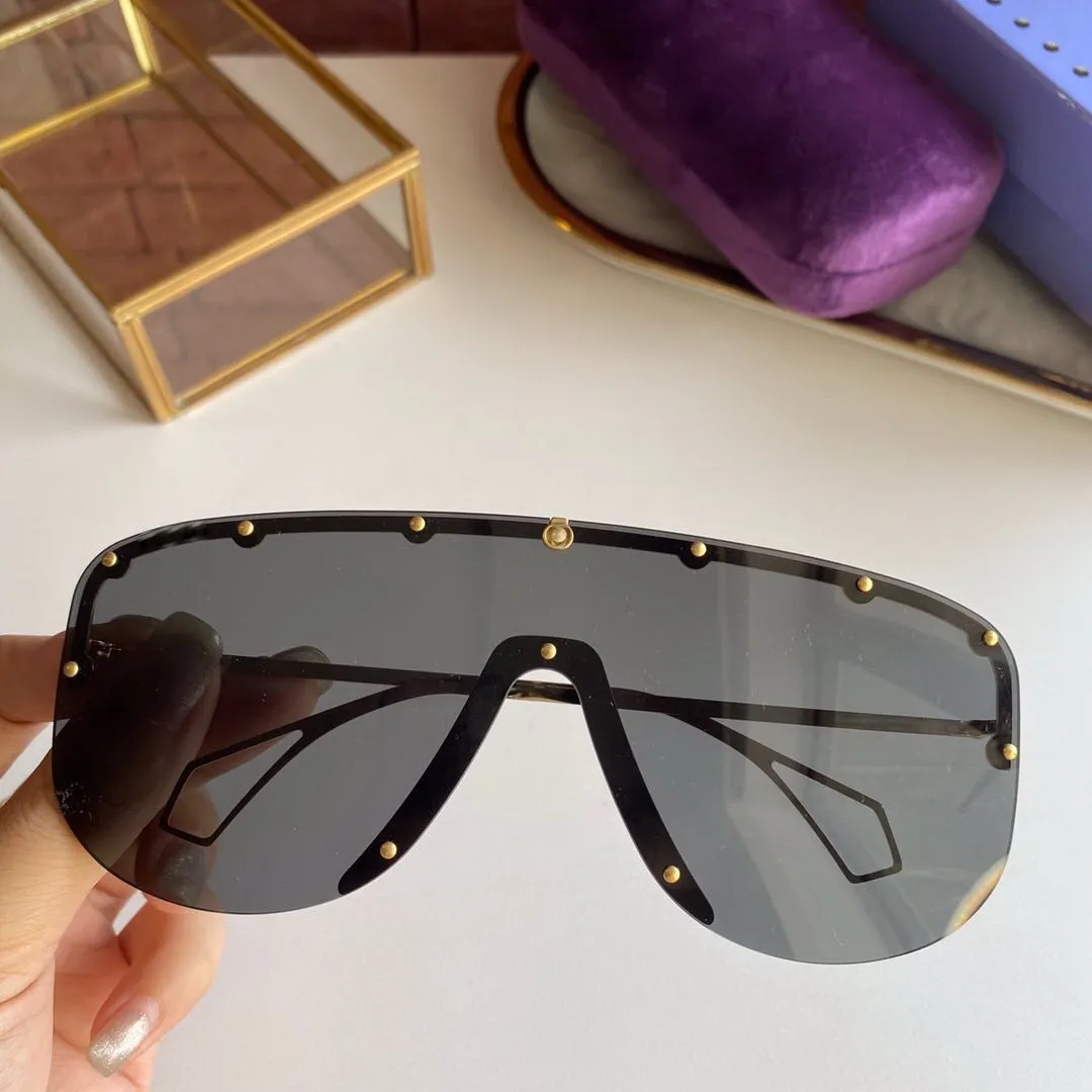 Lady's Solglasögon Kvinnas solglasögon övre ögonskydd B rand solglasögon catwalk visar solglasögon polariserande solgla328q