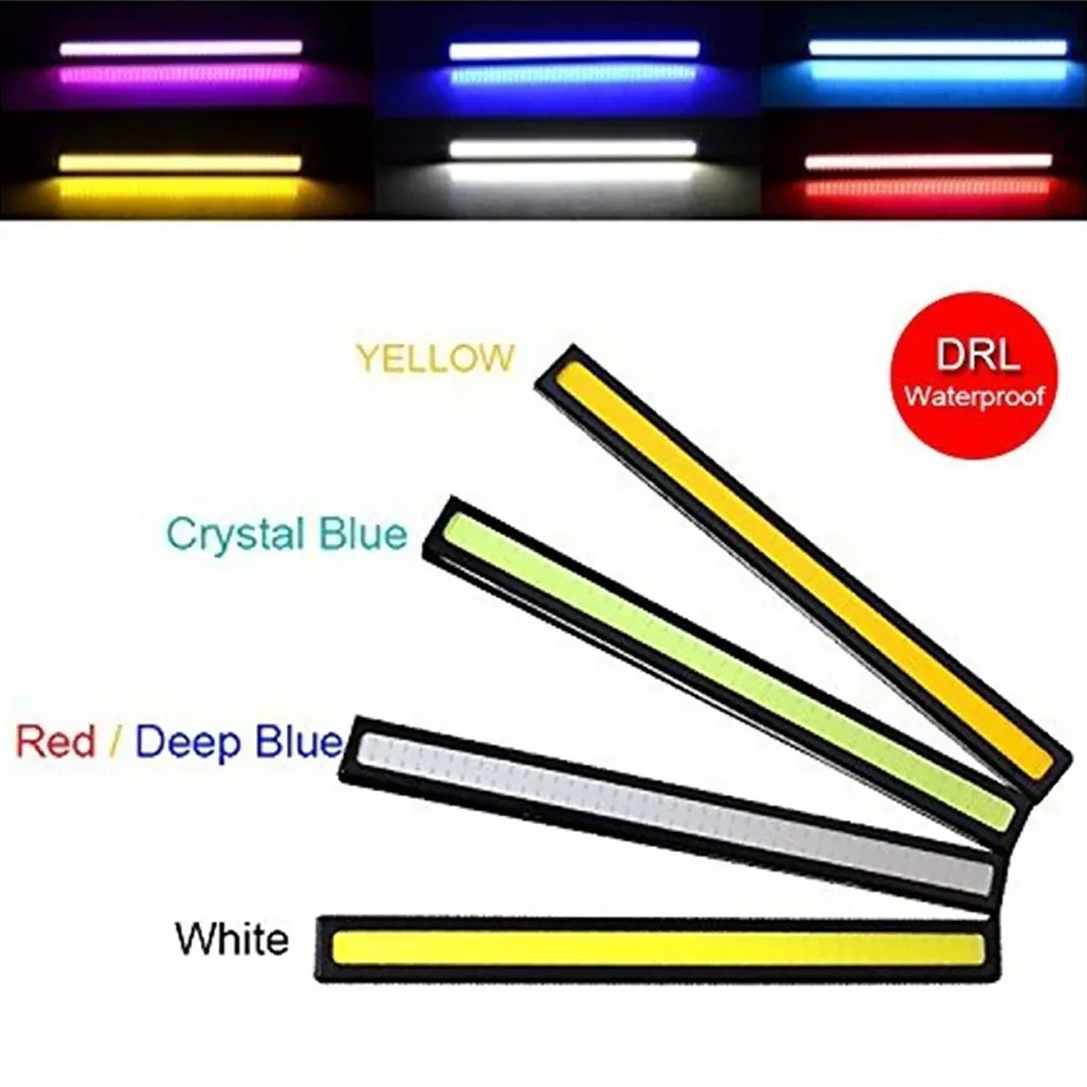 17 cm LED COB DRL Daytime Running Light Waterproof 12V Zewnętrzne źródło samochodu LED Parking Bare Lampa biała niebieska czerwona 1021679