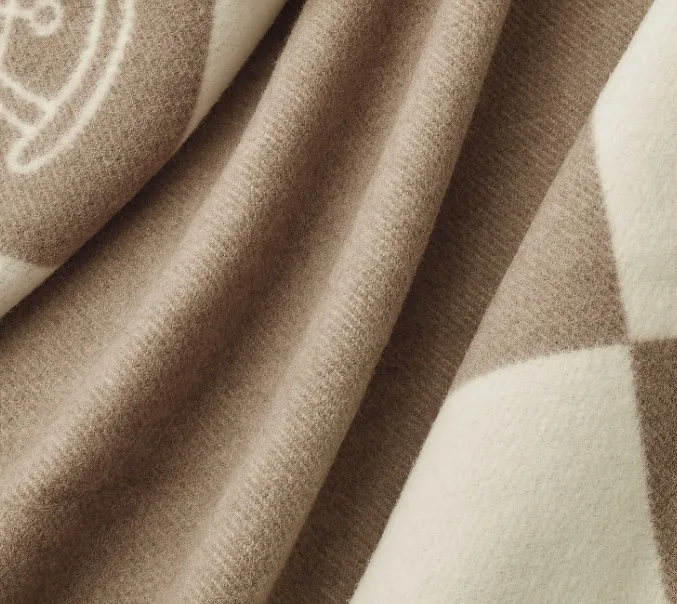 Cobertor de mistura de lã lenço macio portátil pequeno cavalo padrão azul rosa amarelo cobertores para primavera outono 249v