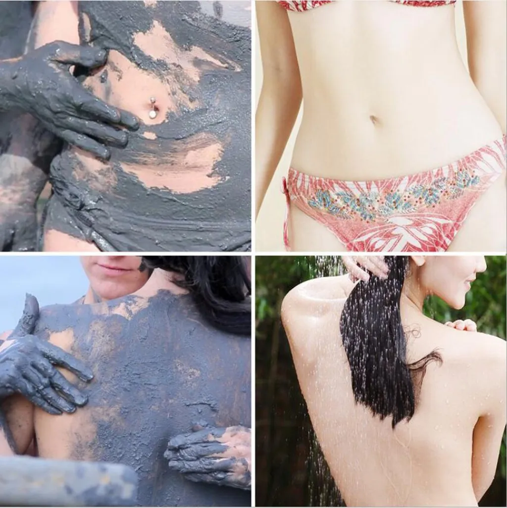 260 ml blekande kroppsduschgel vulkanisk lera vulkanisk lera duschblekning lera hela kropp tvättar snabb blekning ren hud250ml9678824