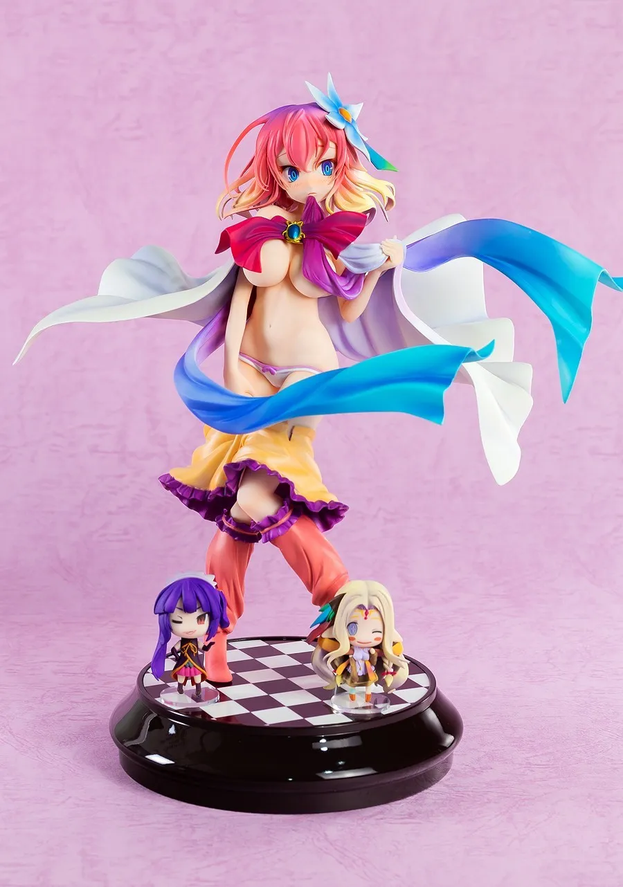 NO GAME NO LIFE FLUEQEL JIBRIL SEXY GIRLS ANIME PVCアクションフィギュアトイズアニメフィギュア子供のためのおもちゃの子供たちのクリスマスプレゼントT200824190968