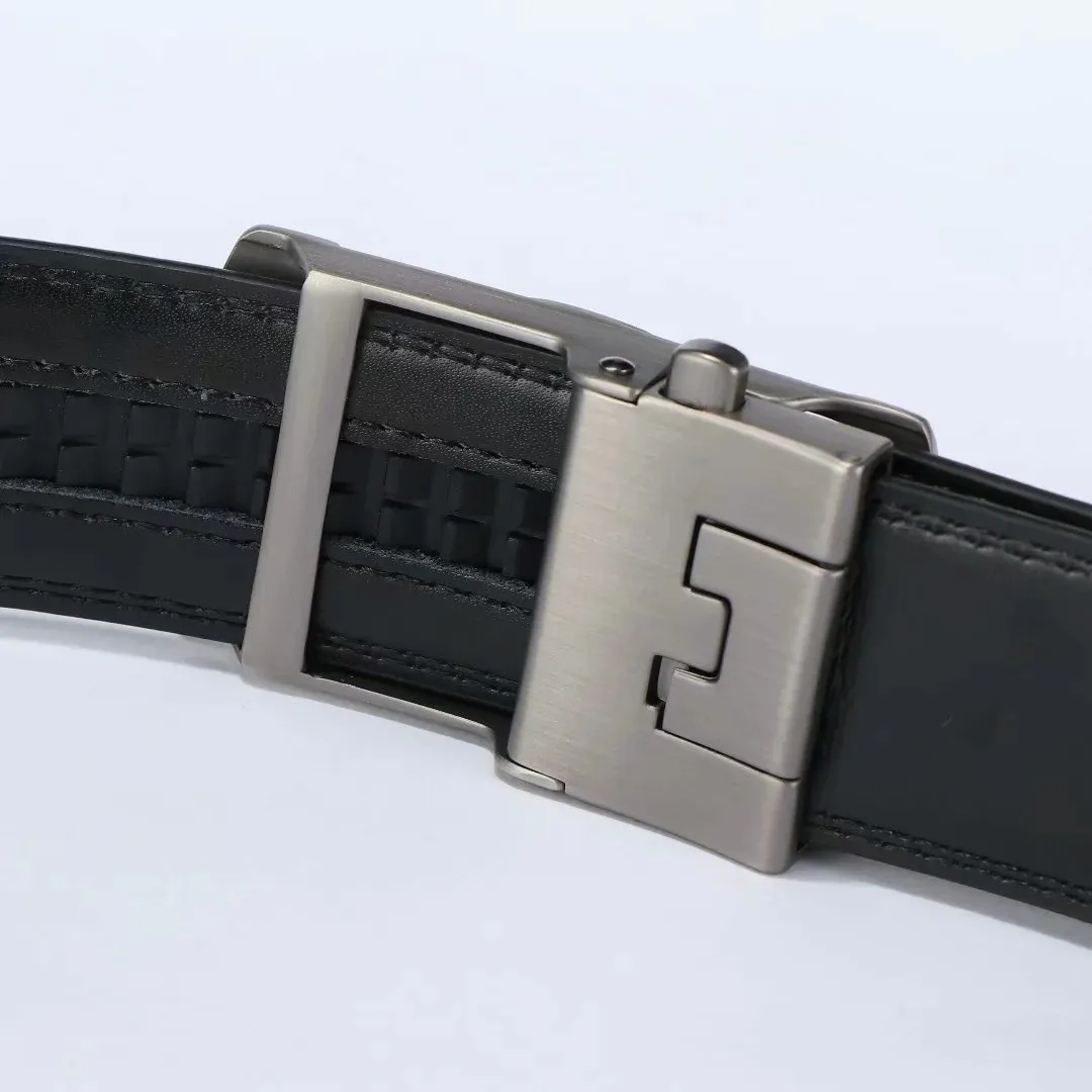 Fashion casual belts for men automatic buckle belt male chastity belts top fashion mens leather belt whole 2381