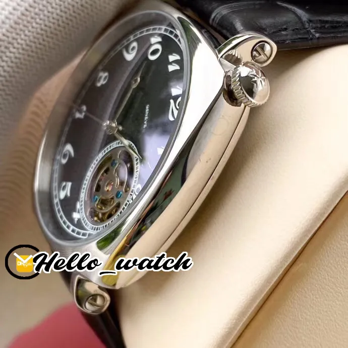 تاريخ جديد للأميركا 1921 82035 000R-9359 White Dial Automatic Tourbillon Mens Watch Rose Gold Case Watches Hell205m