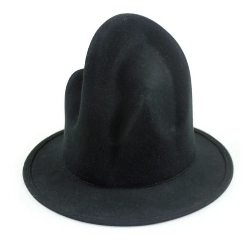 Nova moda feminina masculina chapéu de montanha de lã Pharrell Williams Wasten estilo celebridade festa novidade chapéu de búfalo2894523