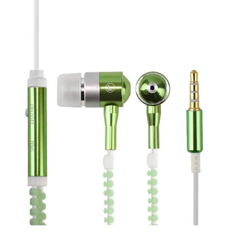 Uniwersalny Styl Styl Słuchawki Słuchawki Słuchawki Przewodowe Twórczo Stereo Bezpłatne Kabel Earbud Earbud z głośnością mikrofonu 3,5 mm