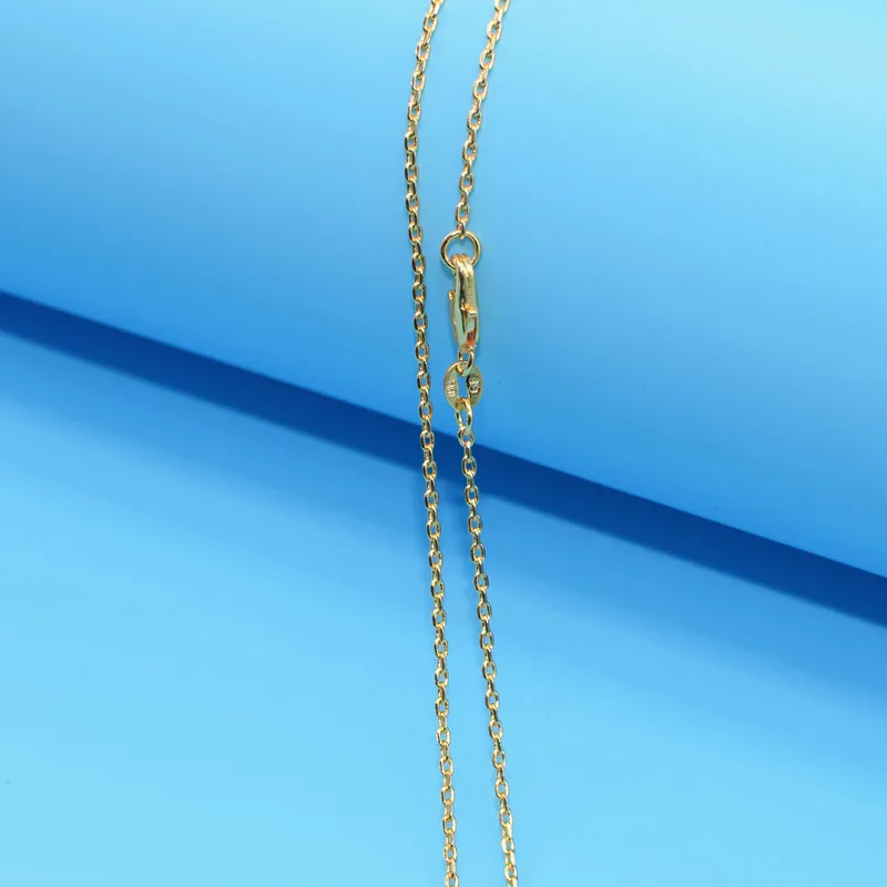 1 Stück Halskette mit ganzem Gold gefüllt, Modeschmuck, Singapur-Gliederkette, 2 mm Halskette, 40,6–76,2 cm, Anhängerkette 2655