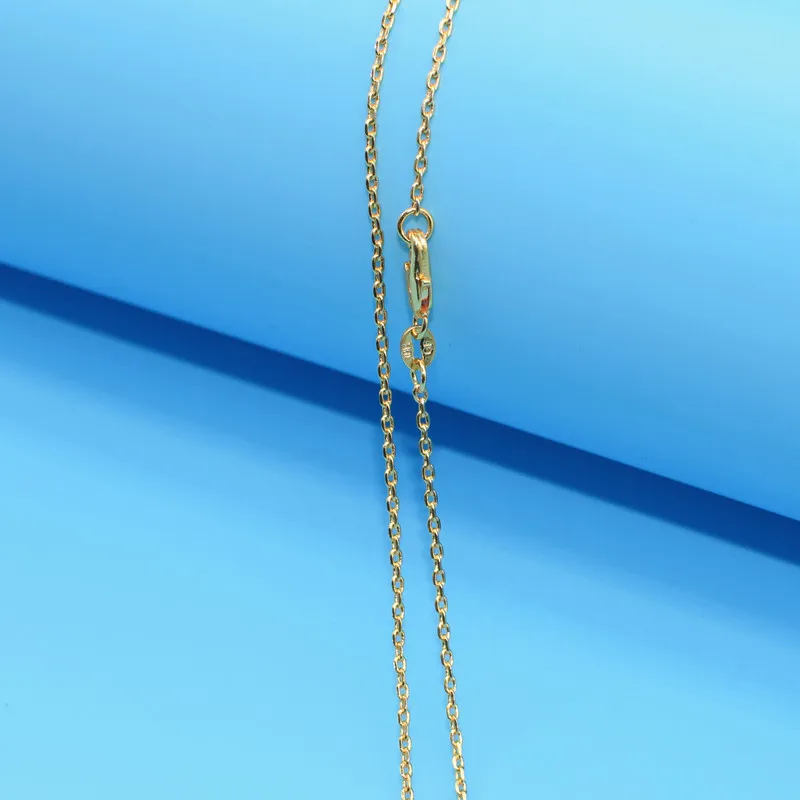 Collier rempli d'or entier, bijoux à la mode, chaîne à maillons de singapour, collier de 2mm, pendentif de 16 à 30 pouces, 1 pièce, 201z