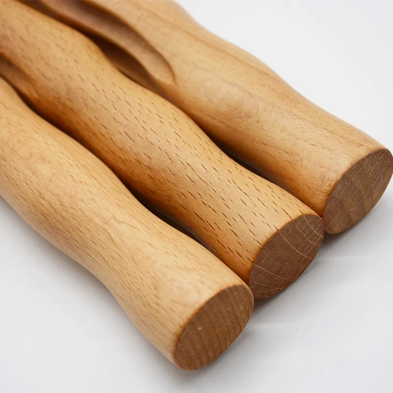 Scrap Stick Beech Drewno tylne ramię szyja na nogi masaż nogi narzędzia tłuszczowe pędzel południkowy szczotka do masażera Cellulite Rod74332031