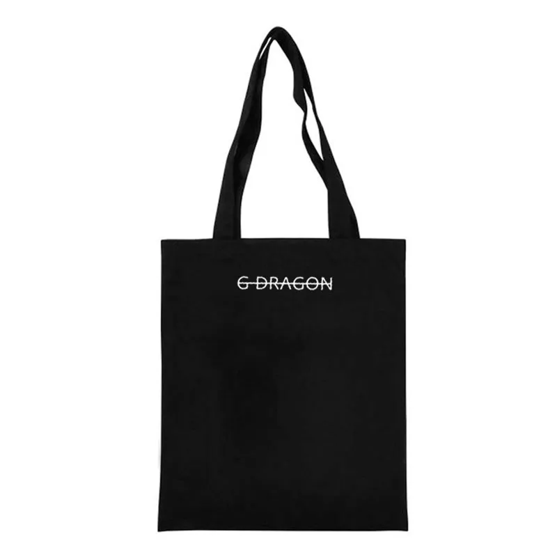 KPOP G-Dragon Daisy Impressão PEACEMINUSONE Saco de Compras Saco de Armazenamento de Proteção Ambiental Estudantes Bolsa Grande Capacidade FH598 200919