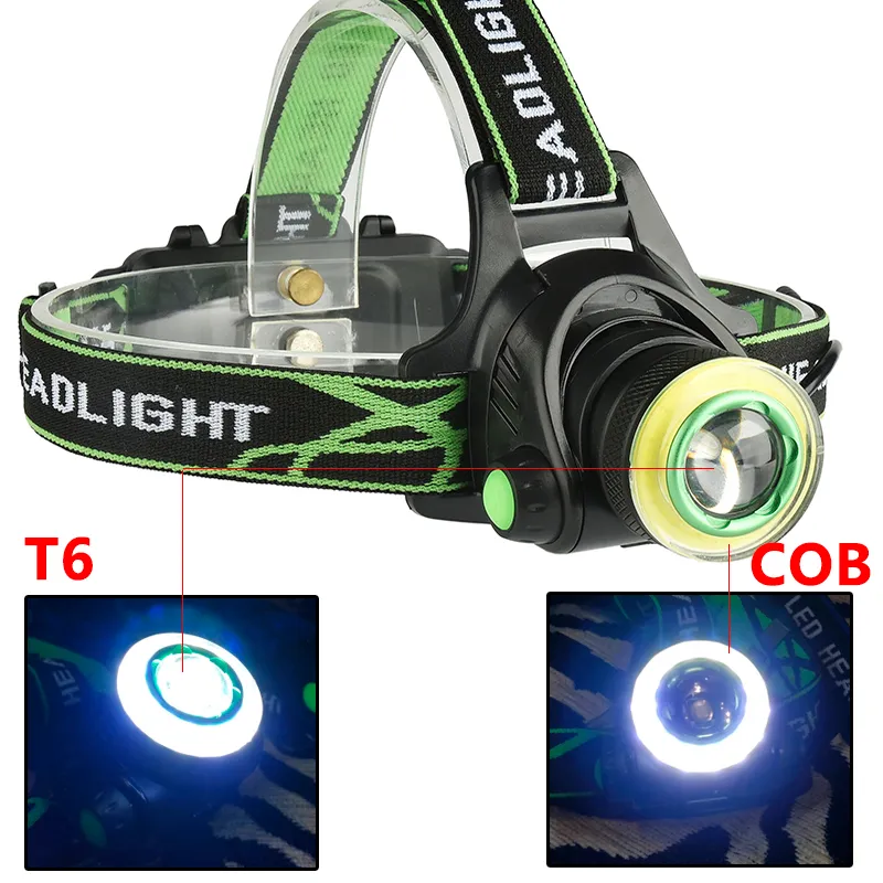 XM-L T6穂軸LEDヘッドランプズームヘッドライト18650バッテリーUSB充填ヘッド懐中電灯ランプトーチ防水ライト