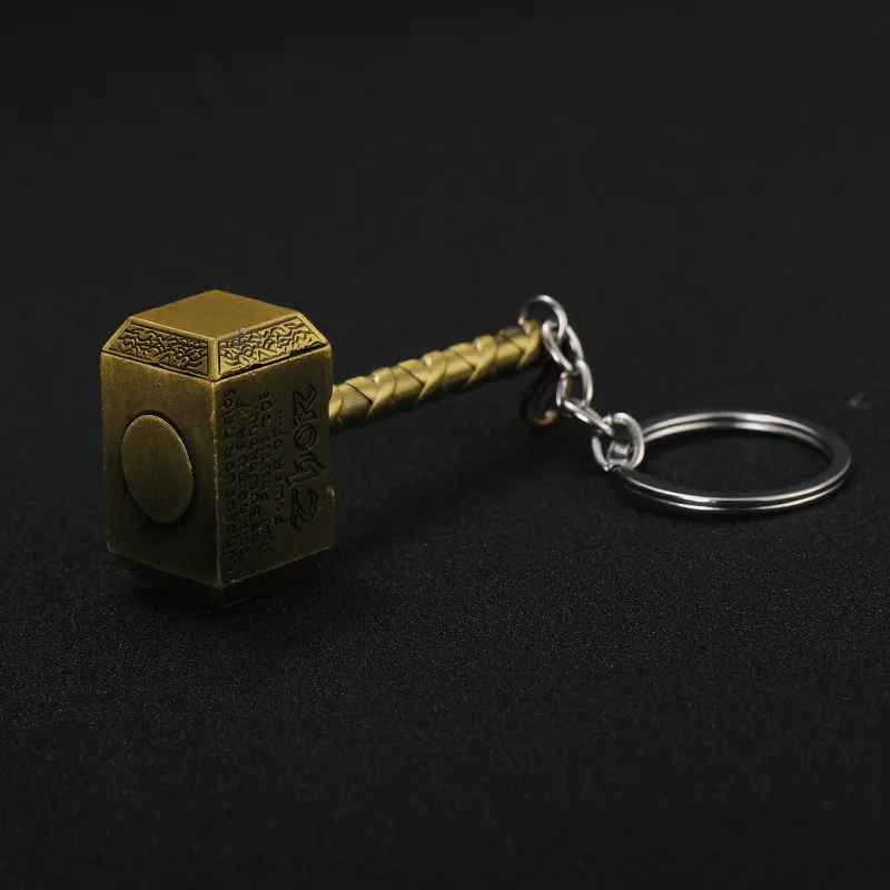 / étudiants de cinéma hommes accessoires Rocky marteau porte-clés tremblement de terre porte-clés en métal cadeau fête accessoires de jouets pour Men2099