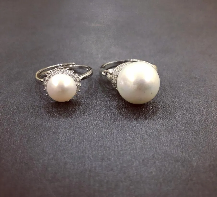 ASAP anello con perle naturali rocciose uomo e donna anello hip hop accessori moda anello di perle Anelli di perle216q