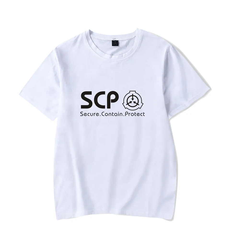 Summer Casual T -shirt Senaste Tshirt SCP Foundation Fashion Tshirt Men039S Women039S Shortsleeved Printed Cartoon Men0398205063