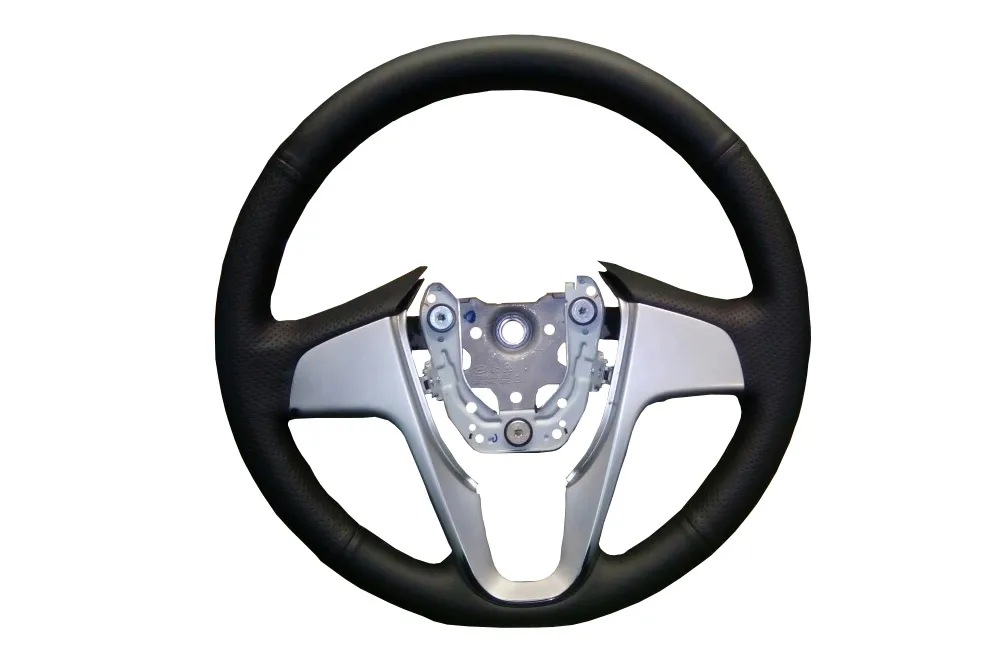 Hyundai Solaris Verna I20 2008-2012アクセント/カスタムメイドの専用ステアリングホイールのための人工皮革カーステアリングホイールカバー