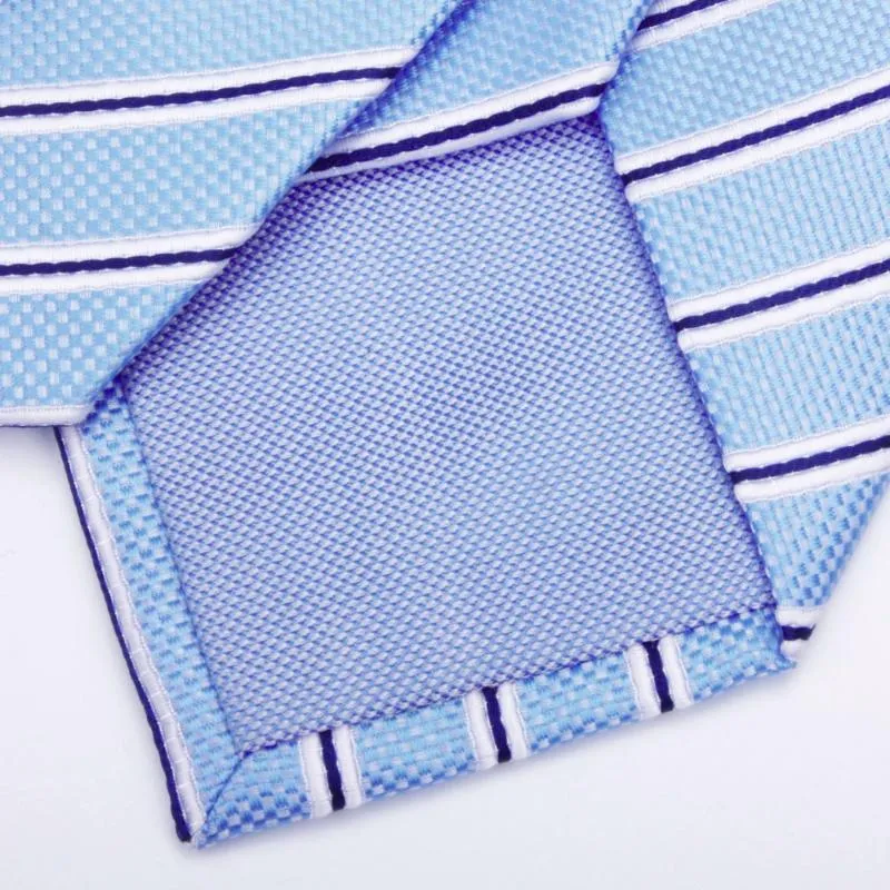 Naszyka Klasyczne 8 5cm ręcznie robione żakardowe pasiaste krawat nano wodoodporny prezent na imprezę biznesową Pakowanie YJ4712670