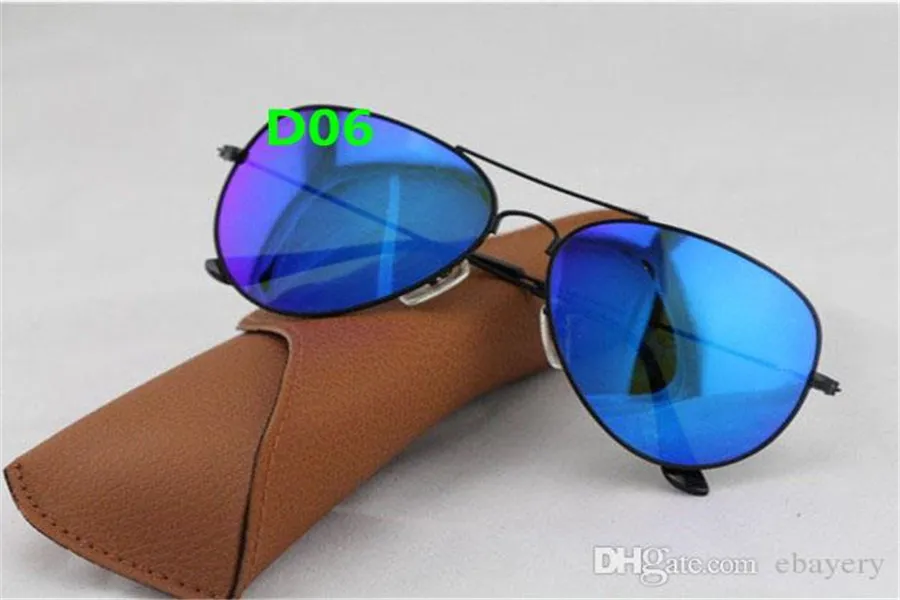 5 шт., модные зеркальные солнцезащитные очки высокого качества для мужчин и женщин Polit Flash UV400, винтажные спортивные солнцезащитные очки 58 мм с коробкой и чехлом3402
