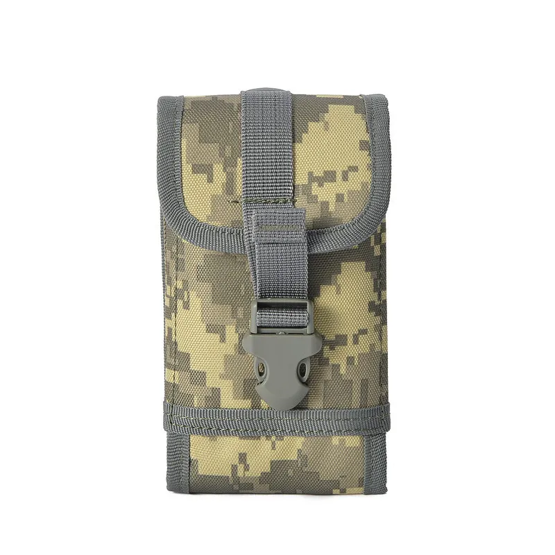 Tactical Backpack Molle Bag Phone Belt Pouch 600D Nylon Phone Cases Outdoor Camouflage Hiking Hunting Camping Travel Waist Bag255E