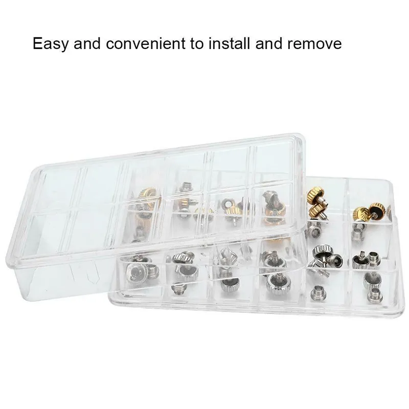 Watch Crowns Watch Waterproof Replacement Assorted Repair Tools with Box238U