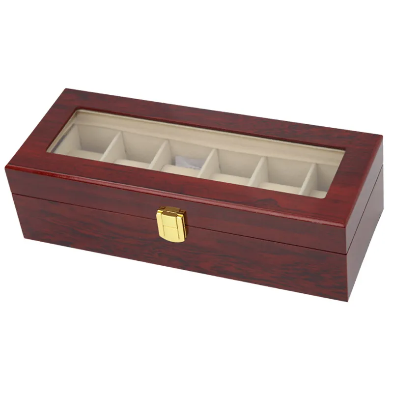 LISM Luxury Wood Storag Boxes 2 3 5 6 10 12 20 Watches Boxes Display Watch Box Jewelry Case Organizer Holder Promotion1266n