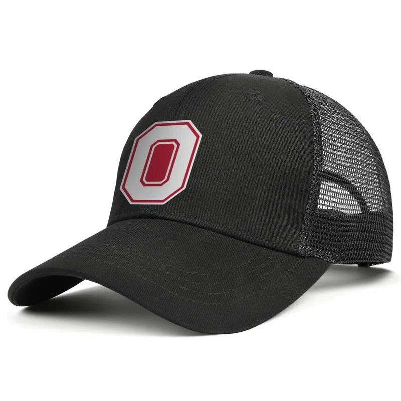 Ohio State Buckeyes Futbol Beyaz Ayarlanabilir Trucker Cap Moda Beyzbol Şapkası Vintage Baba Top Kapakları Erkekler Kadın Kırmızı Gri Camouf9297843