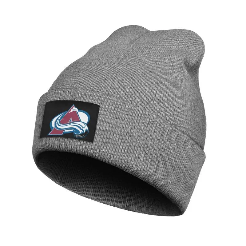 Colorado Avalanche Primary Logo Mężczyźni i kobiety czapka Krzyna Zwycięska kreskówka druk dzianinowy kapelusz Fine Knit 2018 Stanley Cup Playo231s