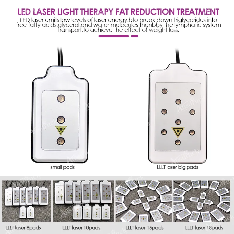 Mini Pro Nieuwe 6in1 Ultrasone Liposuctie Cavitatie Afslanken Machine Radio Frequentie Vacuüm RF 18 Pads Lipo Laser Slanke Lichaam Vorming