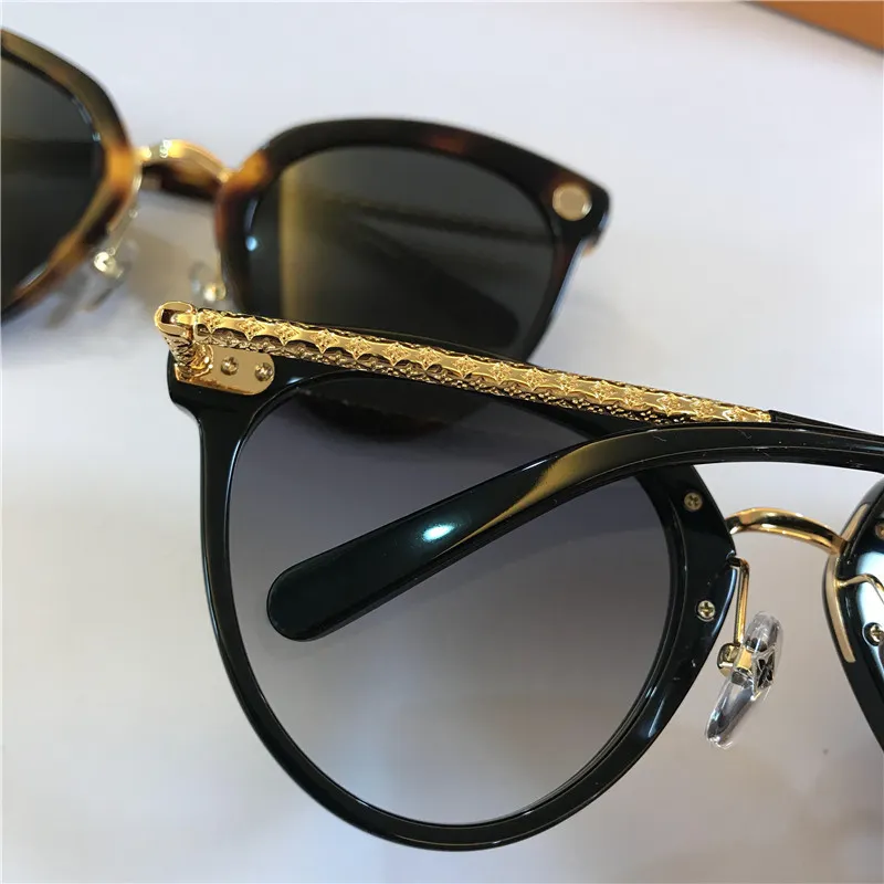 Die neueste Modedesign -Sonnenbrille 1043 Big Size Cat Augenfarbe Matching Rahmen Top -Quality -Beinschutz Eyewea2928