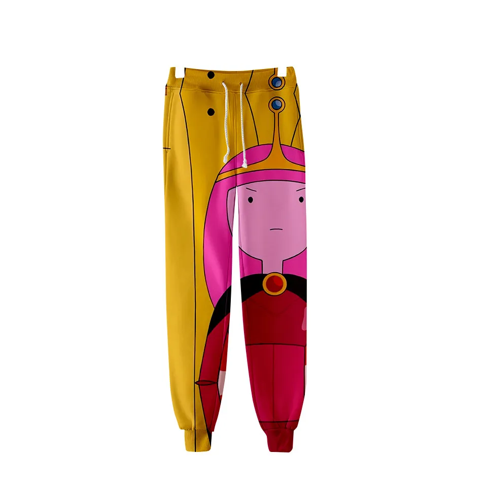 Hora de aventura finn e jake o cão rosto 3d sweatpants moda jogger calças casuais calças de pista harajuku menwomen 4011757