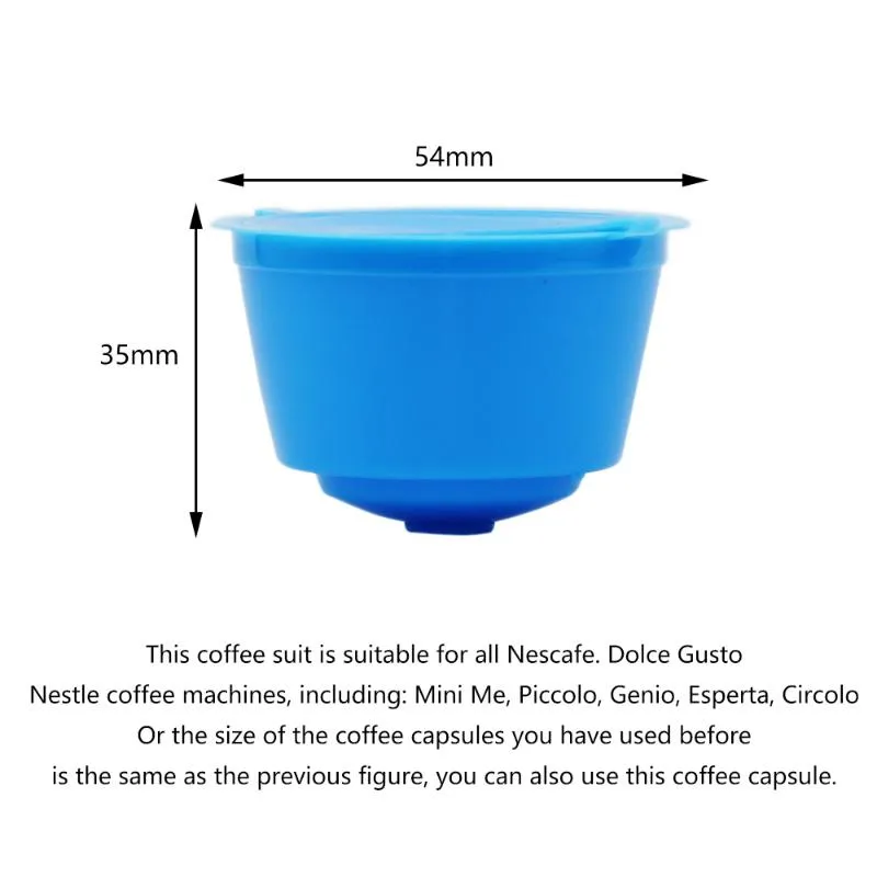 Tasse filtrante à café réutilisable, 3 pièces, pour Nescafe Gusto, filtres à café avec cuillère et brosse, accessoires de cuisine rechargeables 339m