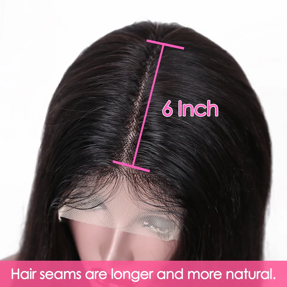مستقيم 30 بوصة 13x6 النوع T HD الشفافة الشفافة الدانتيل Glueless البرازيلي REMY الشعر البشري للنساء 150 كثافة 1324372
