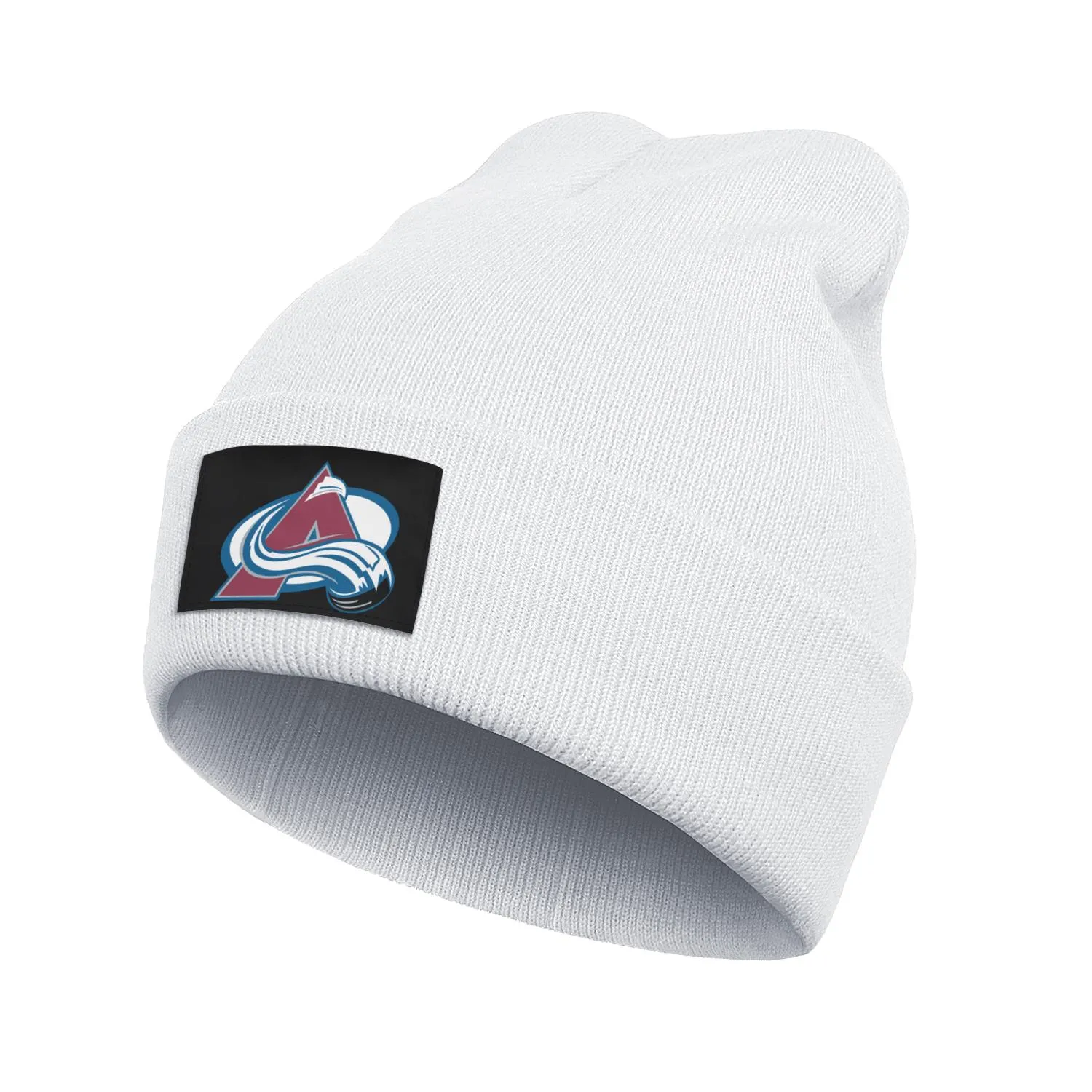Colorado Avalanche logo primario uomo e donna berretto lavorato a maglia stampa cartoon oversize Cappello lavorato a maglia fine 2018 Stanley Cup Playo203R