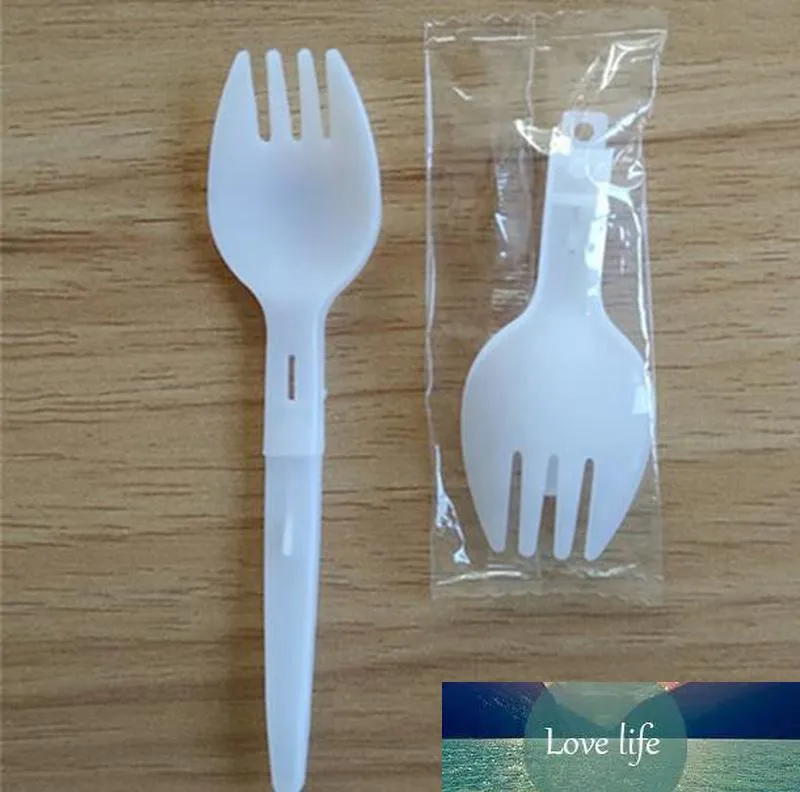 Cuchara de plástico Tenedor plegable Cuchara medidora Cuchara para helado Cuchara para tenedor194c