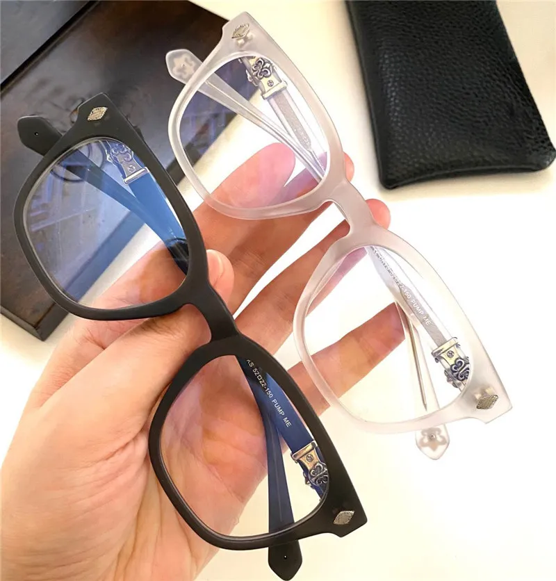 New vintage frame eyeglasses CRH PUMP glasses can be equipped with prescription steampunk square style transparent lens clear opti312g