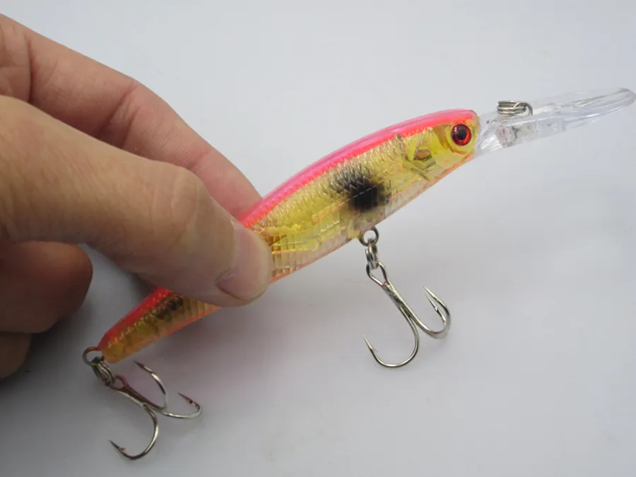 Lot30 Przynęty rybackie Haczyk Hook Minnow Baits Tack Crank Fishing Tackle Zestaw 12 9G 12 5CM3086