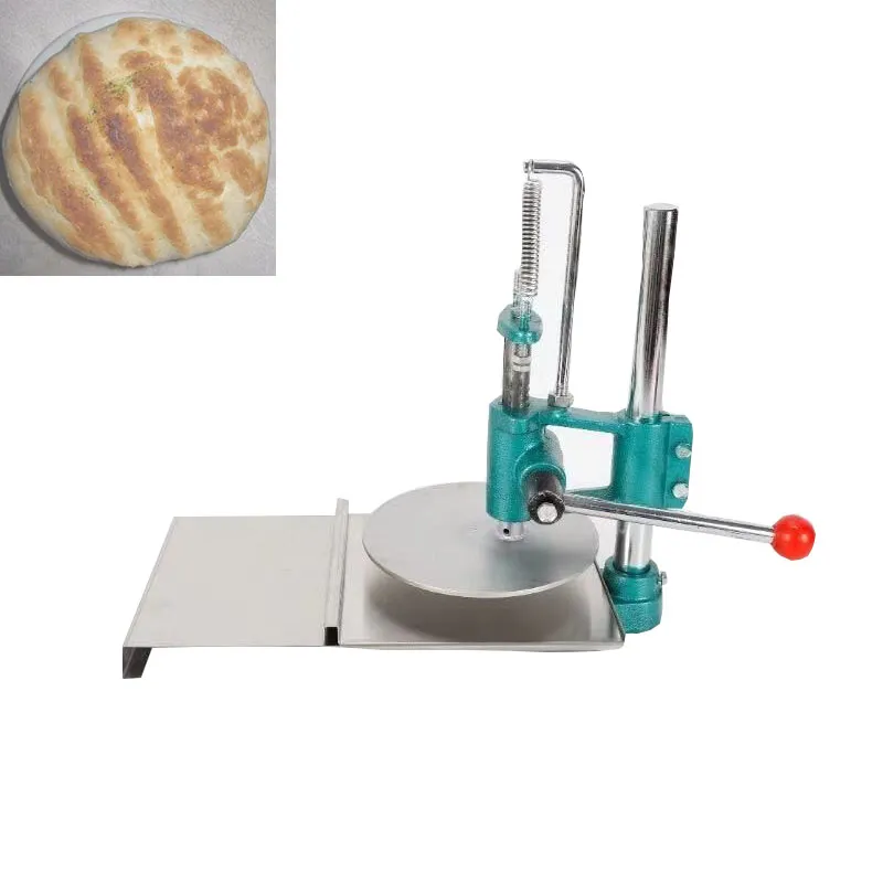 가정용 피자 반죽 수동 생과자 프레스 머신 매뉴얼 파이 및 페이스트리 빵 껍질 프레스 머신 고기 반죽 압박 기계 246d