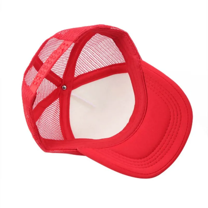 Chapeau de baseball réglable Enfant Chapeaux patchwork décontractés solides pour garçons Caps Classic Tamiker Kids Kids Mesh Cap Sun Hat262a