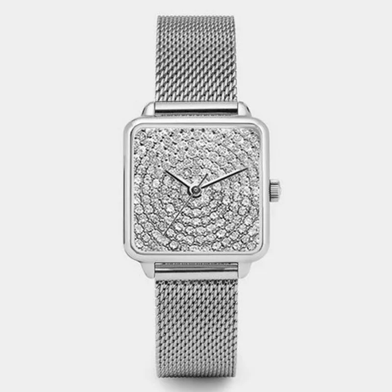 Luxe décontracté Simple femmes montre analogique Quartz montre-bracelet femmes montres Relogio Feminino femme dames Clock1281q