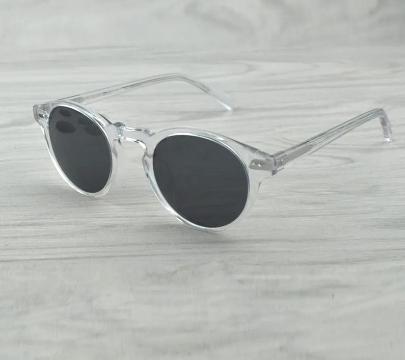 Whole-Gregory Peck men women Sunglasses Vintage Polarized ov5186 retro Sun glasses ov 5186 With Full package266w