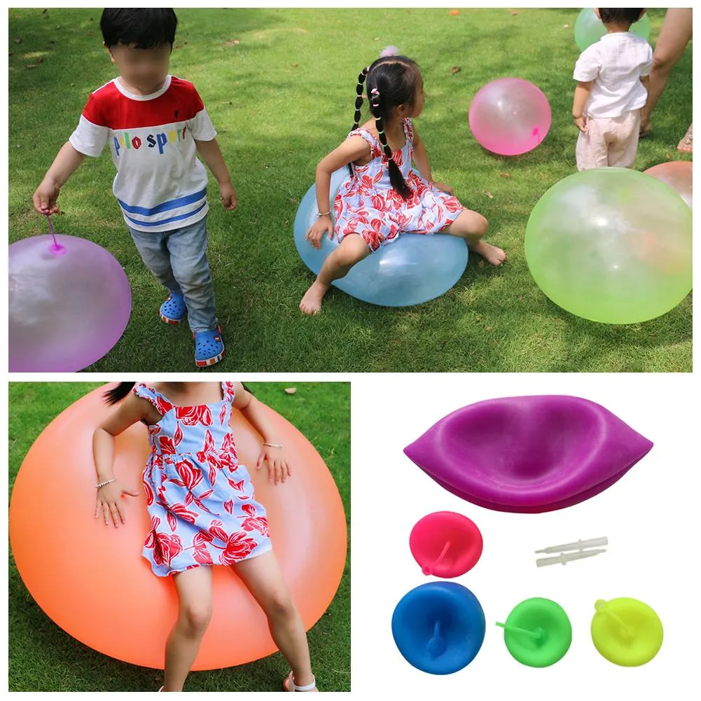 La sfera gonfiabile della bolla gioca l'aerostato trasparente le attività all'aperto dei bambini Accessori della piscina dell'aerostato di salto di TPR