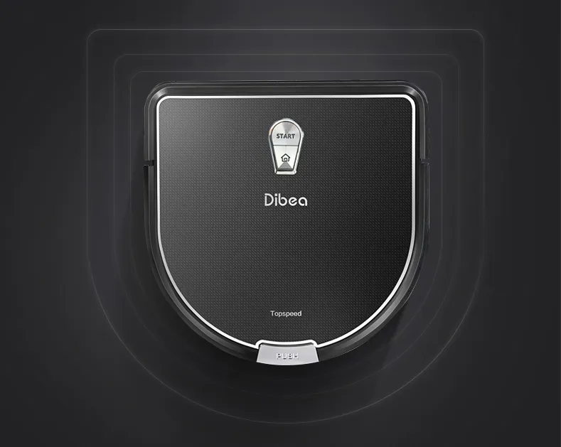 Dibea D960 2019 Robot aspirapolvere Wet and Dry Home Automatic Mopping Sweeping Dust Sterilize APP