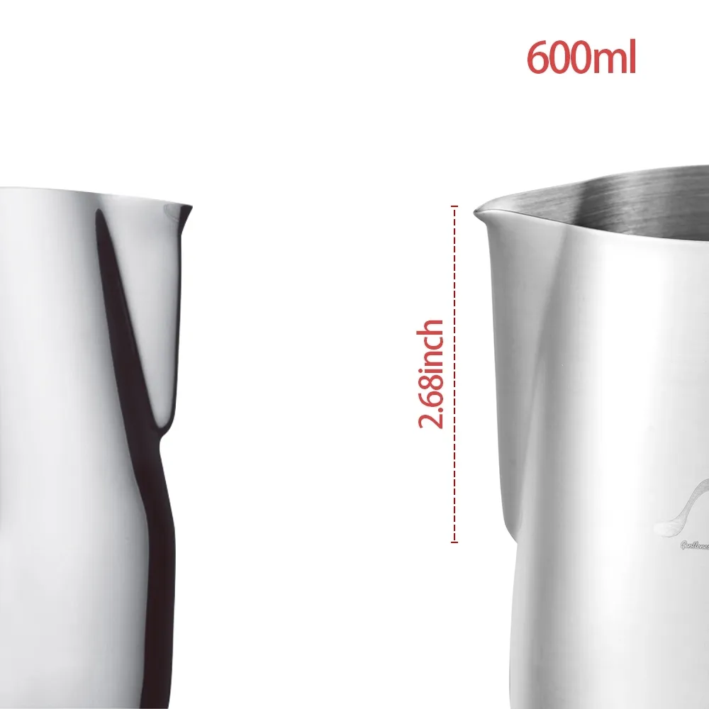 Paslanmaz çelik süt köpüren sürahi espresso kahve barista zanaat latte c9012315