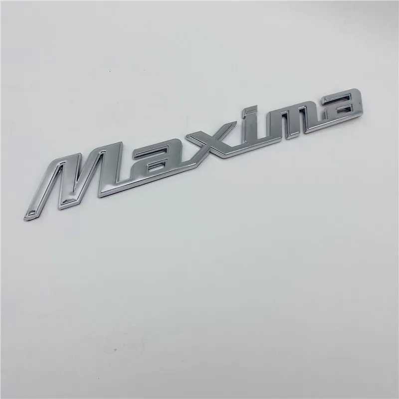 Naklejki na zewnątrz samochodu dla Nissana Maxima Emblem Tylne Trunk Tail Logo Logo Badge Symbol Auto Decal9612298