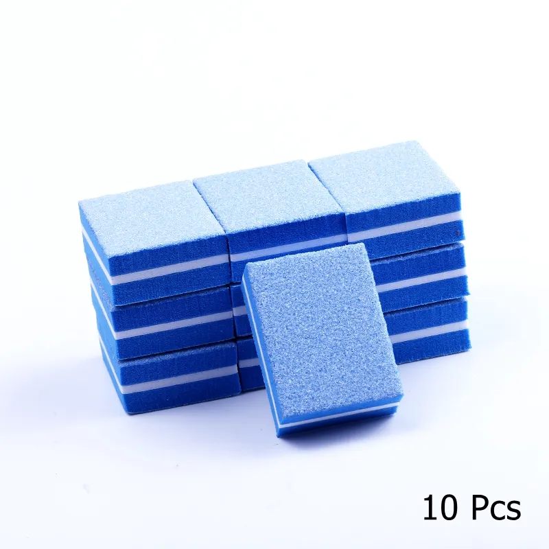 lot Doublesided Mini Nail File Blocks Colorful Sponge Nail Polish Sanding Buffer Strips Polishing Manicure Tools6483805